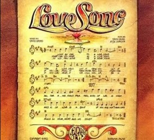 Hand-drawn music of the song "Love Song"
